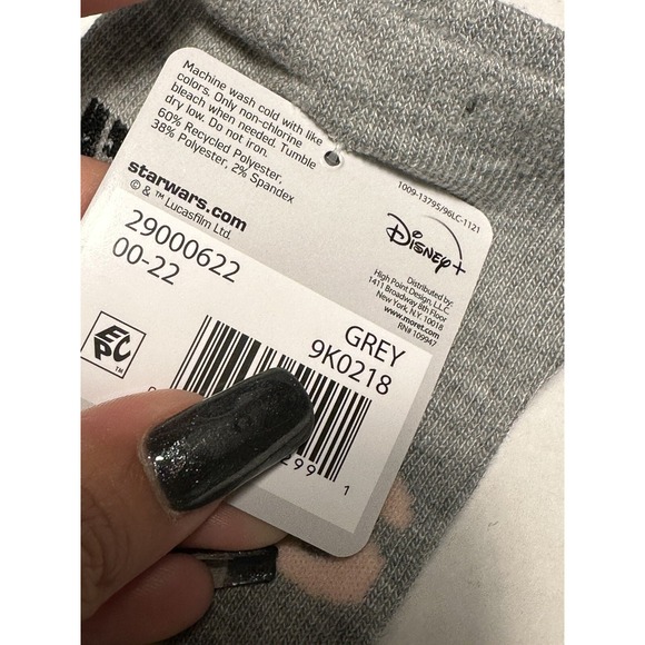 1 pair star wars womens no show socks size 4-10 - Picture 3 of 4